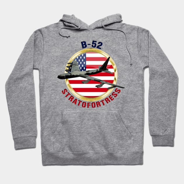 B-52 Stratofortress USA Hoodie by MilMerchant